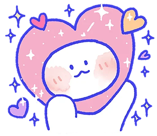 😘 Стикер «Lovely Mong Mong» для Telegram