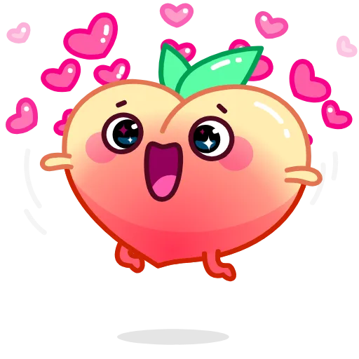 🥰 Стикер «Life’s a Peach» для Telegram
