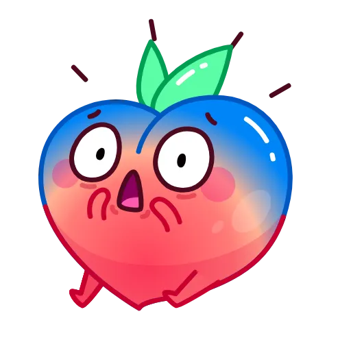 😨 Стикер «Life’s a Peach» для Telegram