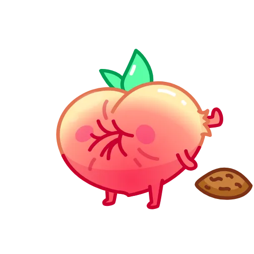 🤦‍♂️ Стикер «Life’s a Peach» для Telegram