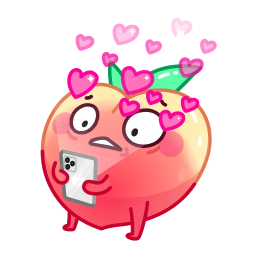 🤩 Стикер «Life’s a Peach» для Telegram