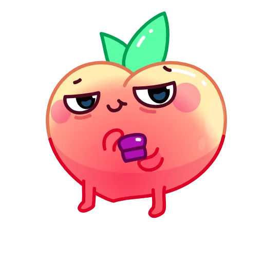 🖕 Стикер «Life’s a Peach» для Telegram