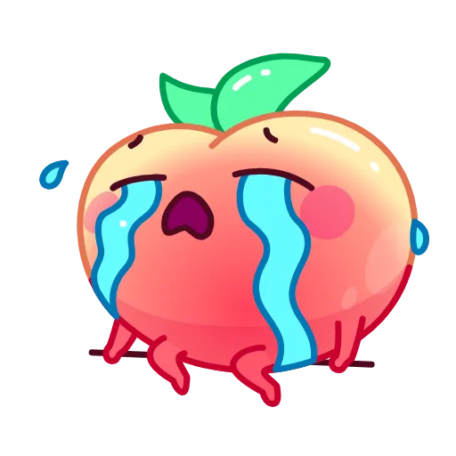 😭 Стикер «Life’s a Peach» для Telegram