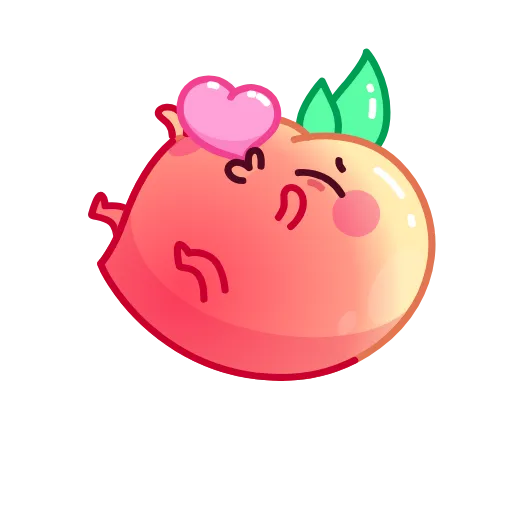 😘 Стикер «Life’s a Peach» для Telegram