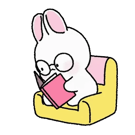 📖 Стикер «Lovely Rabbit Tozzi 2» для Telegram