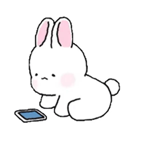 Стикерпак Lovely Rabbit Tozzi 2 для Telegram