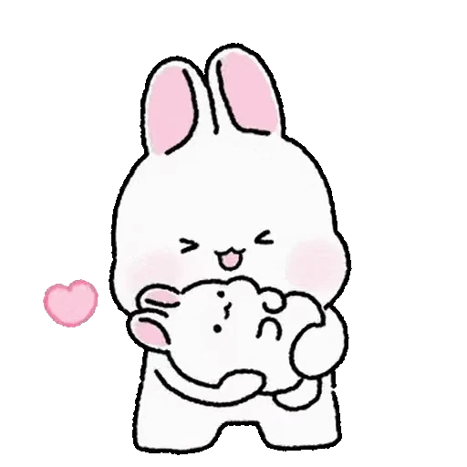 ❤️ Стикер «Lovely Rabbit Tozzi 2» для Telegram