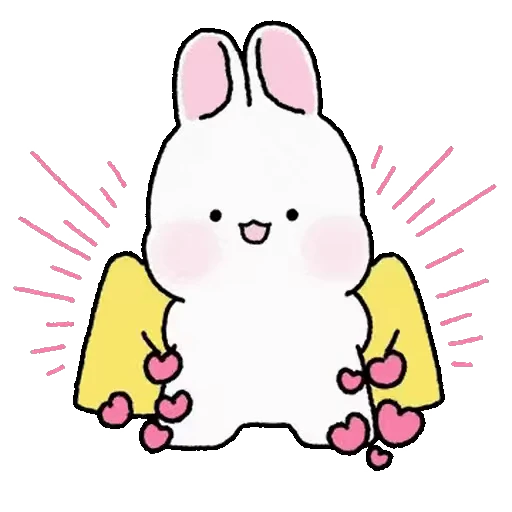 ❤️ Стикер «Lovely Rabbit Tozzi 2» для Telegram
