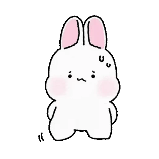 😖 Стикер «Lovely Rabbit Tozzi 2» для Telegram