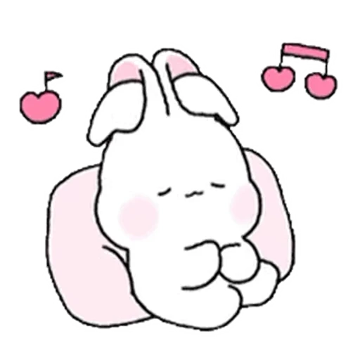 🎼 Стикер «Lovely Rabbit Tozzi 2» для Telegram