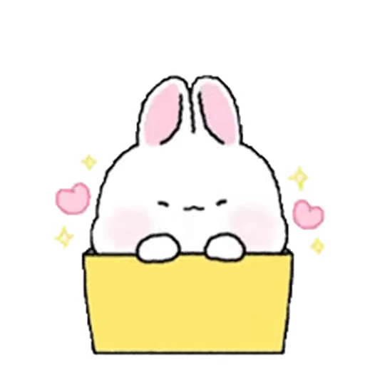 ❤️ Стикер «Lovely Rabbit Tozzi 2» для Telegram