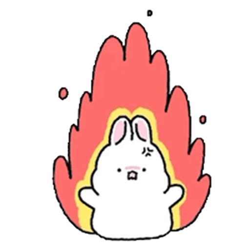 🔥 Стикер «Lovely Rabbit Tozzi 2» для Telegram