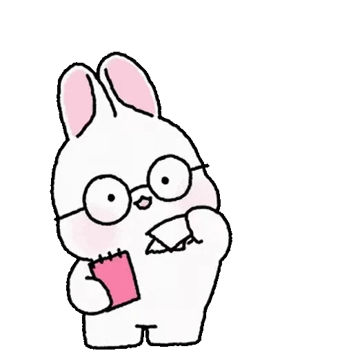 🤓 Стикер «Lovely Rabbit Tozzi 2» для Telegram