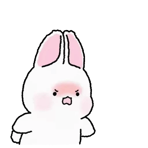 🤬 Стикер «Lovely Rabbit Tozzi 2» для Telegram