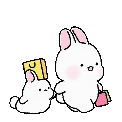 🙃 Стикер «Lovely Rabbit Tozzi 2» для Telegram