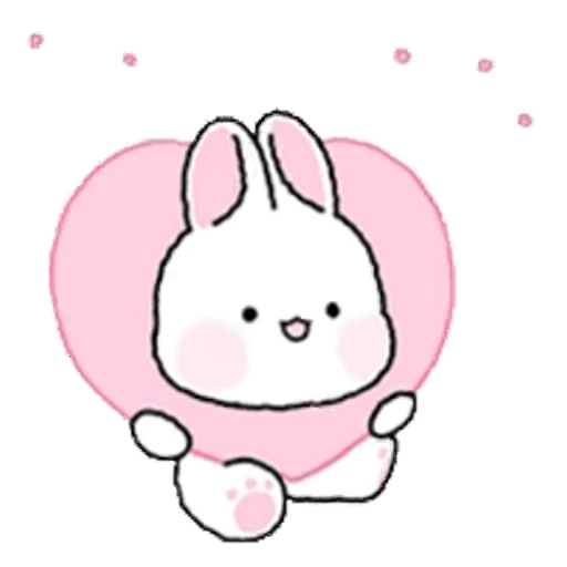 ❤️ Стикер «Lovely Rabbit Tozzi 2» для Telegram