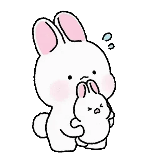 😌 Стикер «Lovely Rabbit Tozzi 2» для Telegram