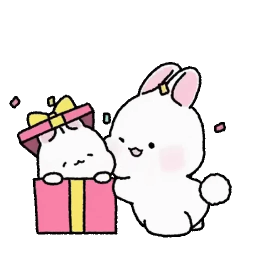 🎁 Стикер «Lovely Rabbit Tozzi 2» для Telegram