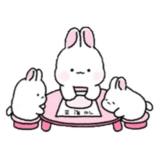 🙂 Стикер «Lovely Rabbit Tozzi 2» для Telegram