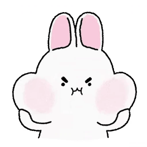 😤 Стикер «Lovely Rabbit Tozzi 2» для Telegram