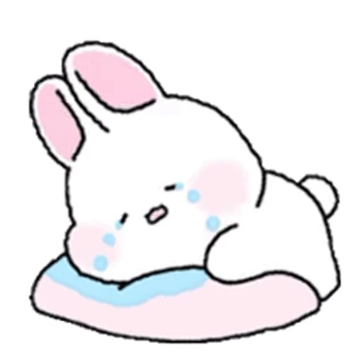 😭 Стикер «Lovely Rabbit Tozzi 2» для Telegram