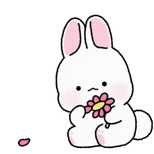 🌺 Стикер «Lovely Rabbit Tozzi 2» для Telegram