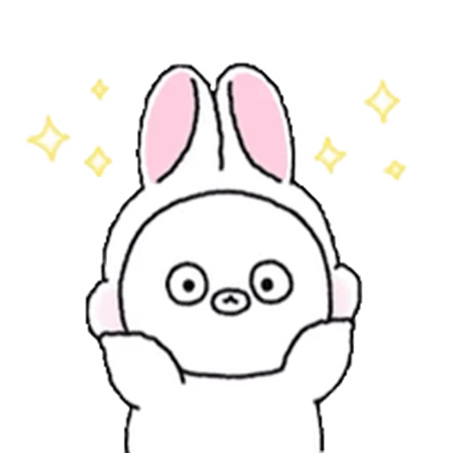 🤩 Стикер «Lovely Rabbit Tozzi 2» для Telegram