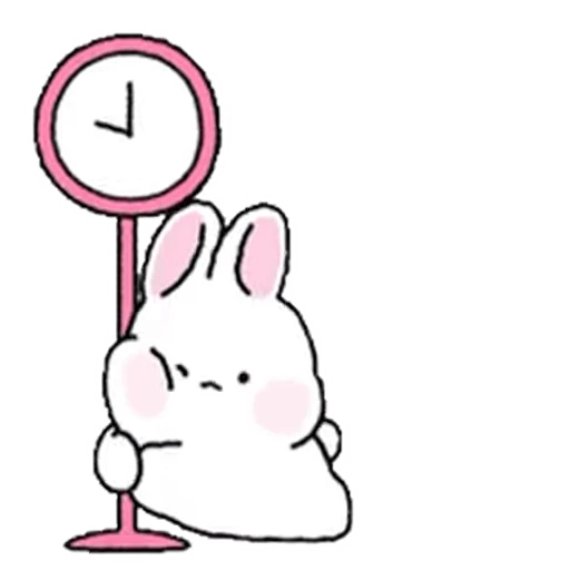 ⏰ Стикер «Lovely Rabbit Tozzi 2» для Telegram