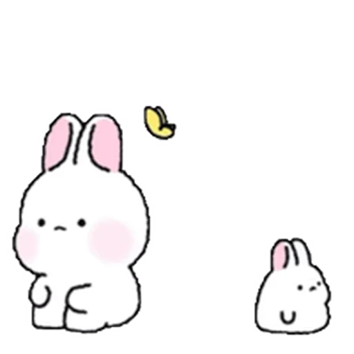 😢 Стикер «Lovely Rabbit Tozzi» для Telegram
