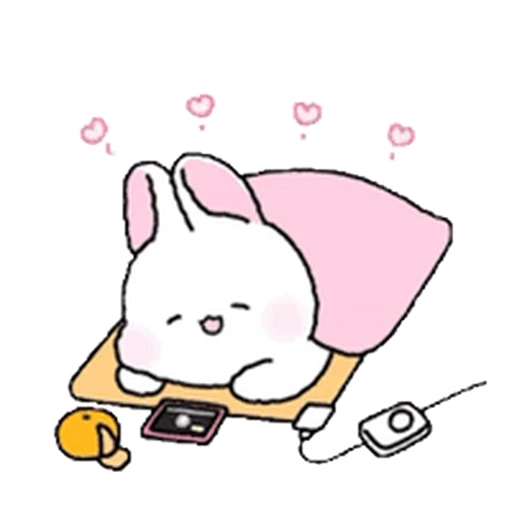 😴 Стикер «Lovely Rabbit Tozzi» для Telegram