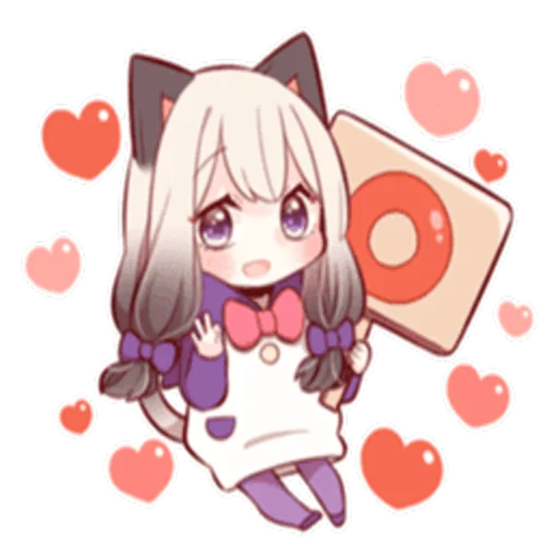 ⭕️ Стикер «LOVELY SIAMESE KIT...» для Telegram