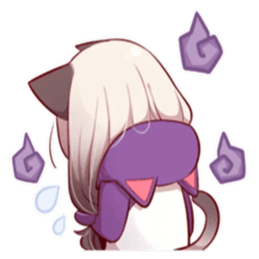 😞 Стикер «LOVELY SIAMESE KIT...» для Telegram