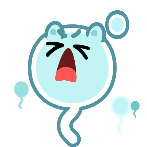 😤 Стикер «Lovely Sperm» для Telegram