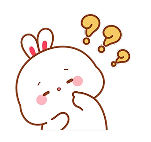 ❔ Стикер «Lovely Tuji 1» для Telegram