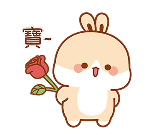 Стикерпак Lovely Tuji 1 для Telegram