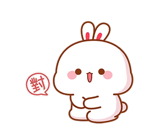 👍 Стикер «Lovely Tuji 1» для Telegram