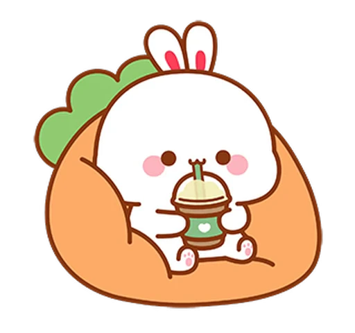 🥤 Стикер «Lovely Tuji 1» для Telegram