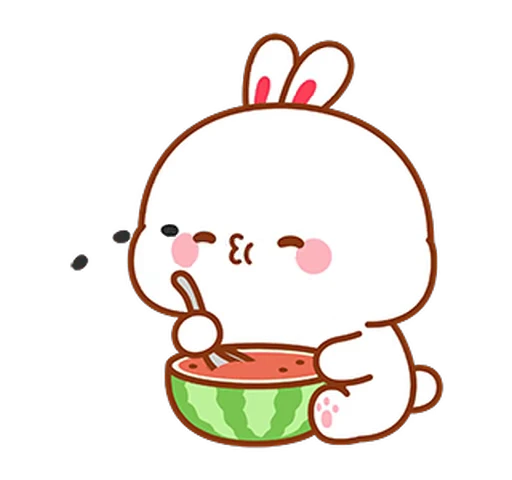 🍉 Стикер «Lovely Tuji 2» для Telegram