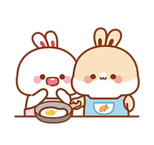 🍳 Стикер «Lovely Tuji 2» для Telegram