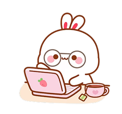🤓 Стикер «Lovely Tuji 2» для Telegram