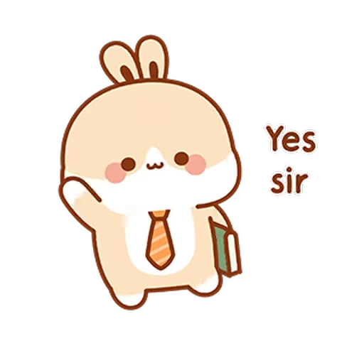 🫡 Стикер «Lovely Tuji 2» для Telegram