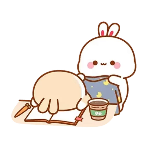🥱 Стикер «Lovely Tuji 2» для Telegram