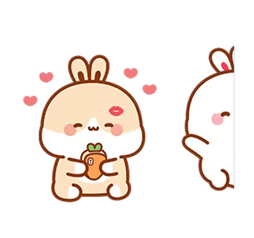 💋 Стикер «Lovely Tuji 2» для Telegram