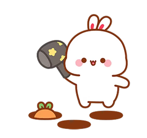 😠 Стикер «Lovely Tuji 2» для Telegram