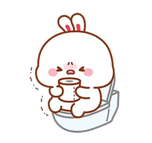 🚽 Стикер «Lovely Tuji 2» для Telegram