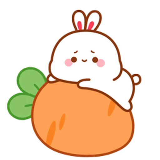 🥕 Стикер «Lovely Tuji 4» для Telegram