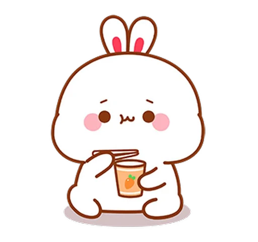 🍜 Стикер «Lovely Tuji 4» для Telegram