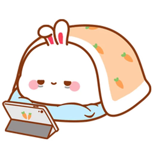 🥱 Стикер «Lovely Tuji 4» для Telegram