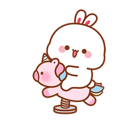 🏇 Стикер «Lovely Tuji» для Telegram