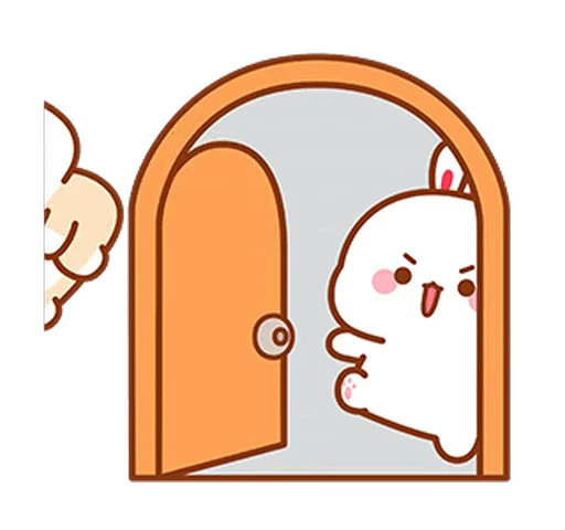 😠 Стикер «Lovely Tuji» для Telegram